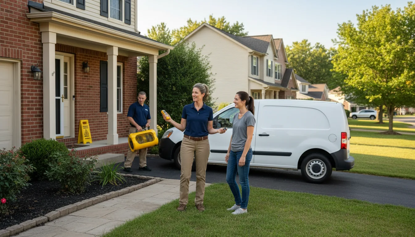 Residential water damage restoration in Caldwell, ID
